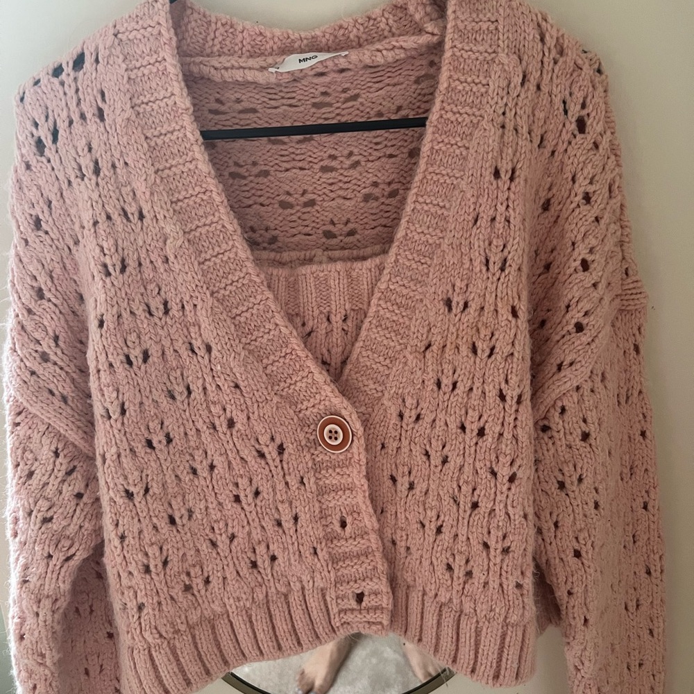Knit top and cardigan set from Mango | Set of 2